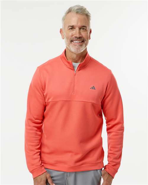 Men's Ultimate365 Textured Quarter-Zip Pullover