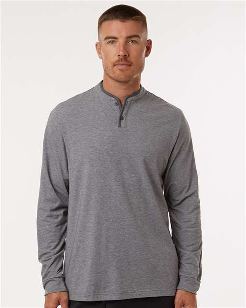 Adidas Men's Henley Long Sleeve T-Shirt