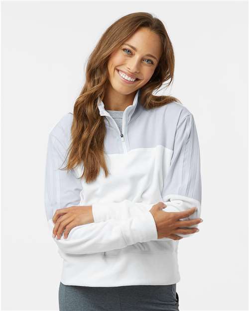 Adidas Women's Fleece Quarter-Zip Pullover