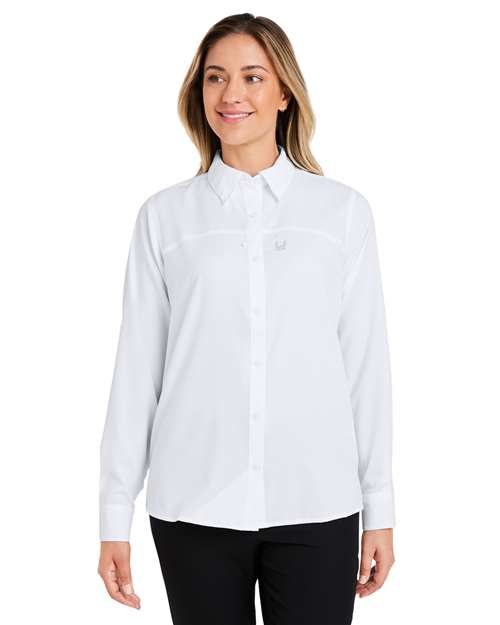 HUK Women's Tide Point Long Sleeve Shirt