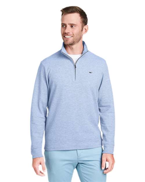vineyard vines Men's Saltwater Quarter-Zip Pullover