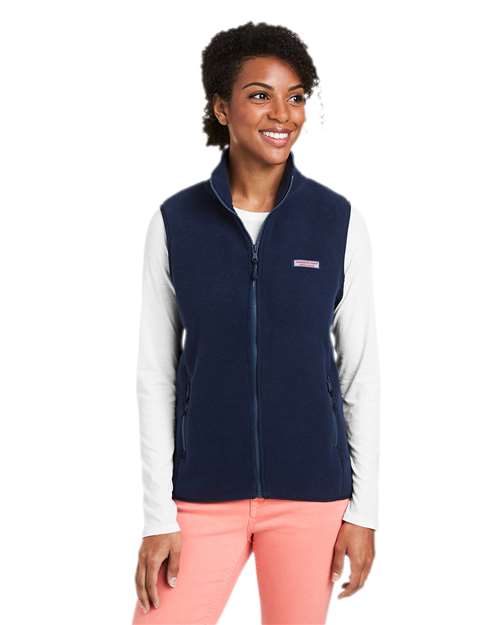 vineyard vines Women's Harbor Fleece Vest