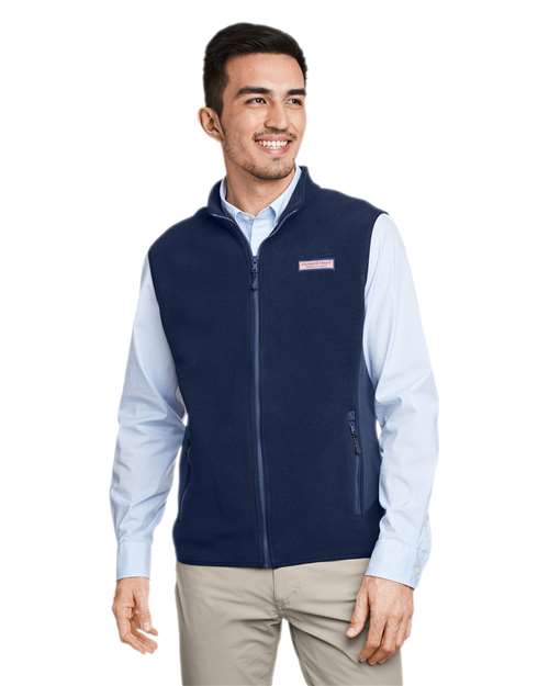 vineyard vines Men's Harbor Fleece Vest