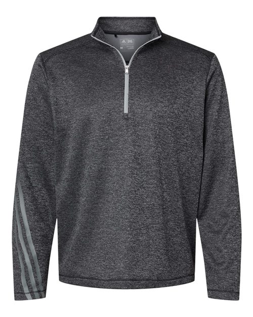 Men's Brushed Terry Heathered Quarter-Zip Pullover