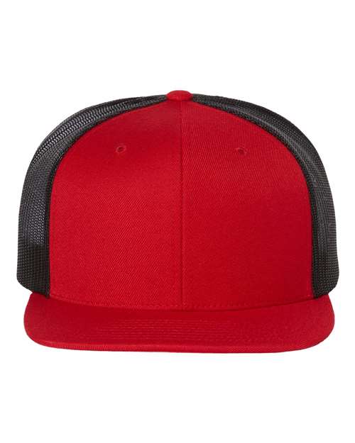 Richardson Wool Blend Flat Bill Trucker Cap
