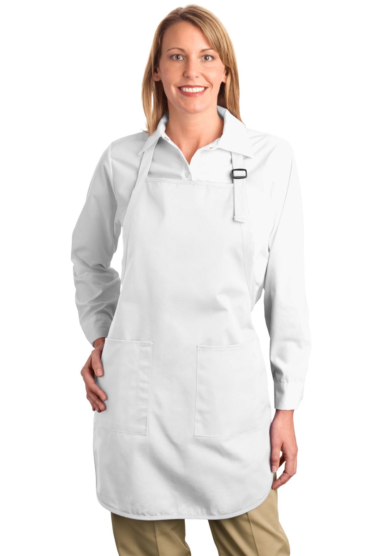 Port Authority ® Full-Length Apron with Pockets. A500