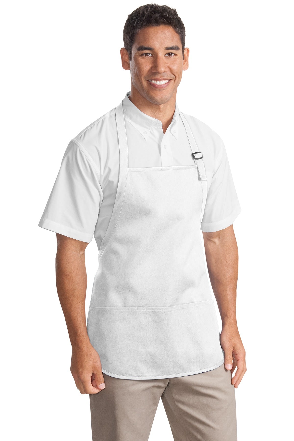 Port Authority ® Medium-Length Apron with Pouch Pockets. A510