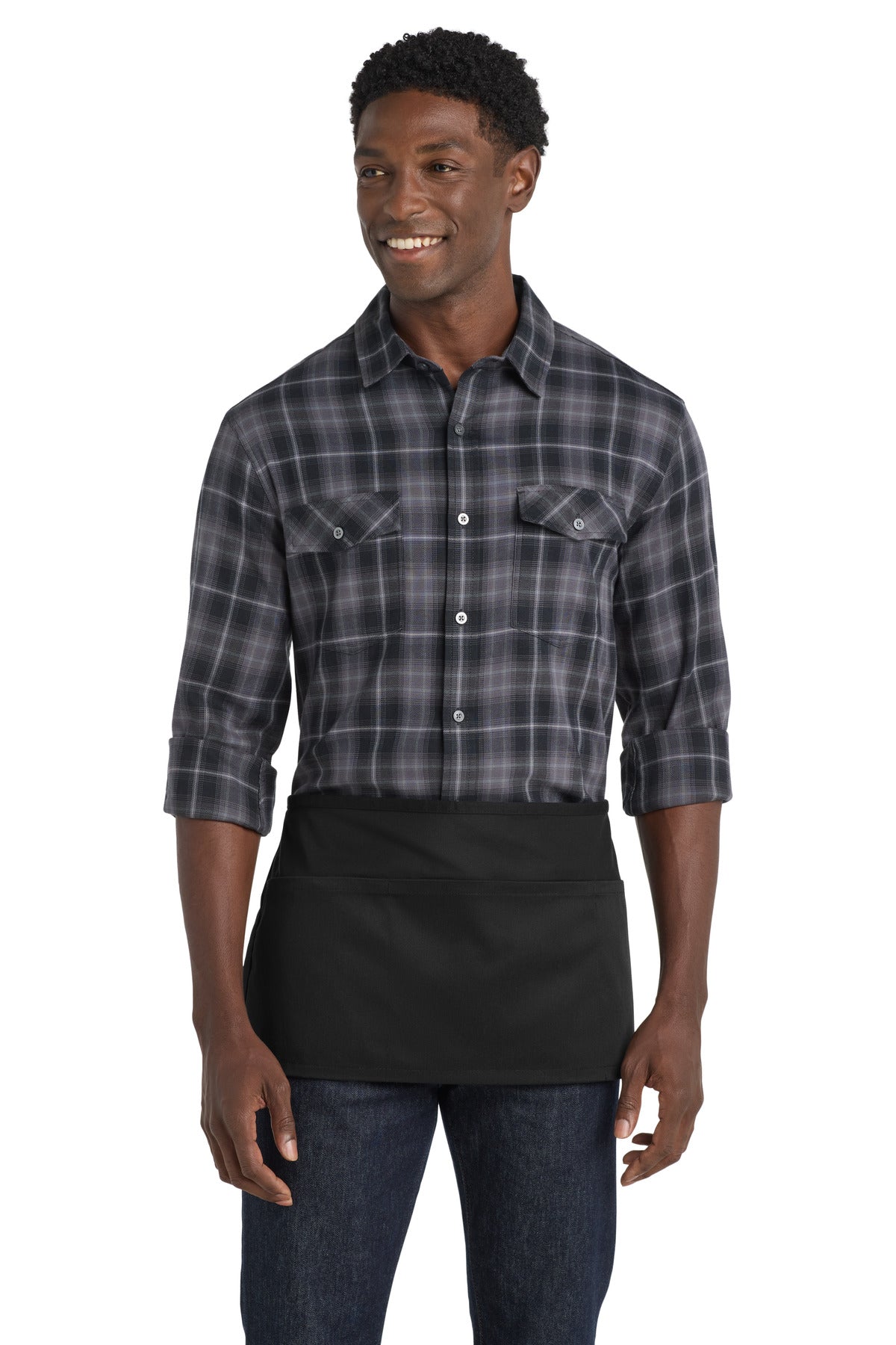 Port Authority ® Easy Care Reversible Waist Apron with Stain Release. A707