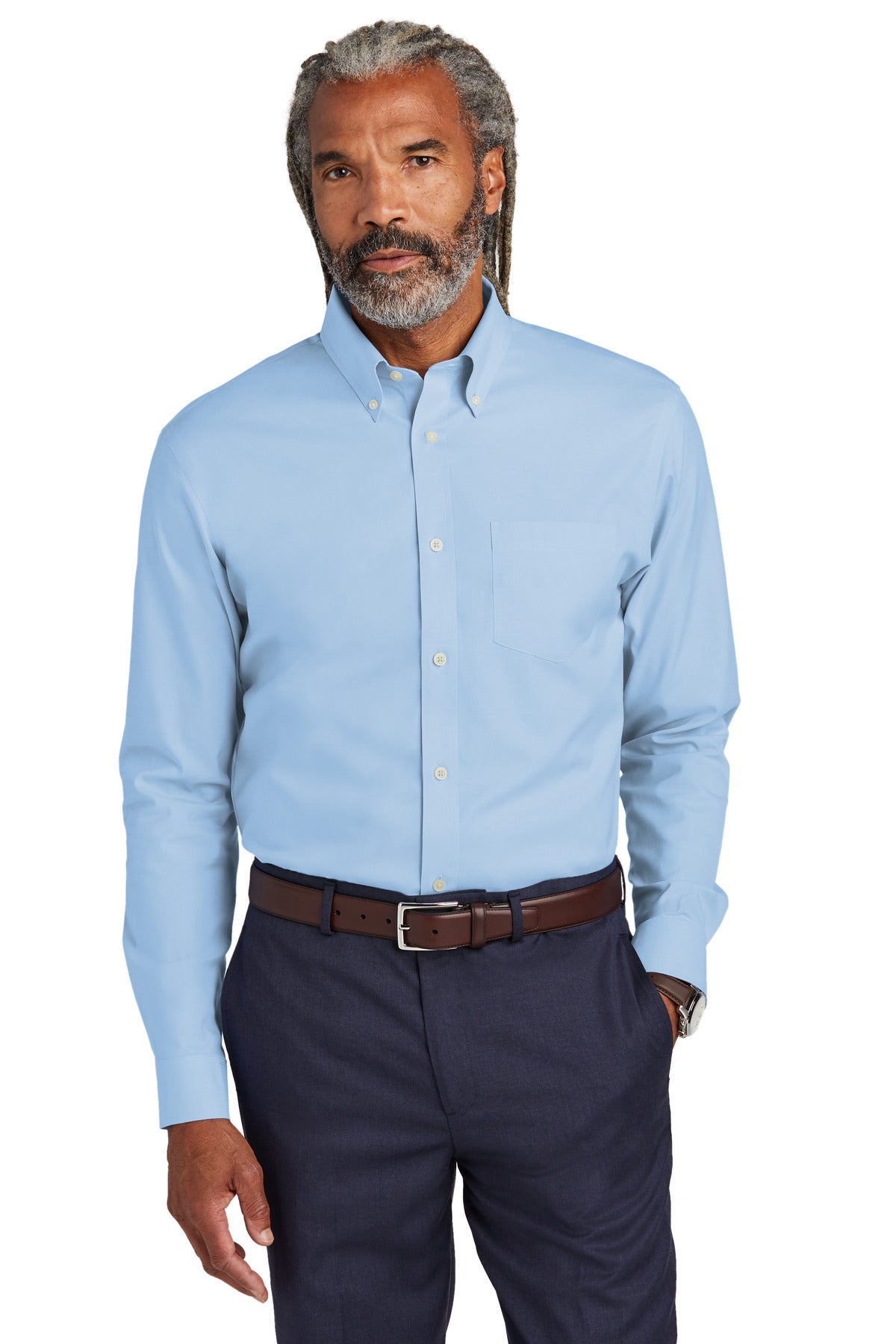 Brooks Brothers ® Wrinkle-Free Stretch Pinpoint Shirt BB18000