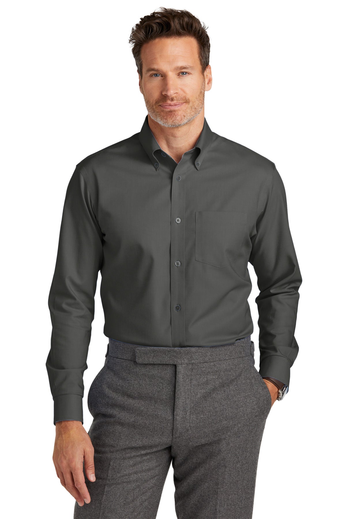 Brooks Brothers ® Wrinkle-Free Stretch Nailhead Shirt BB18002