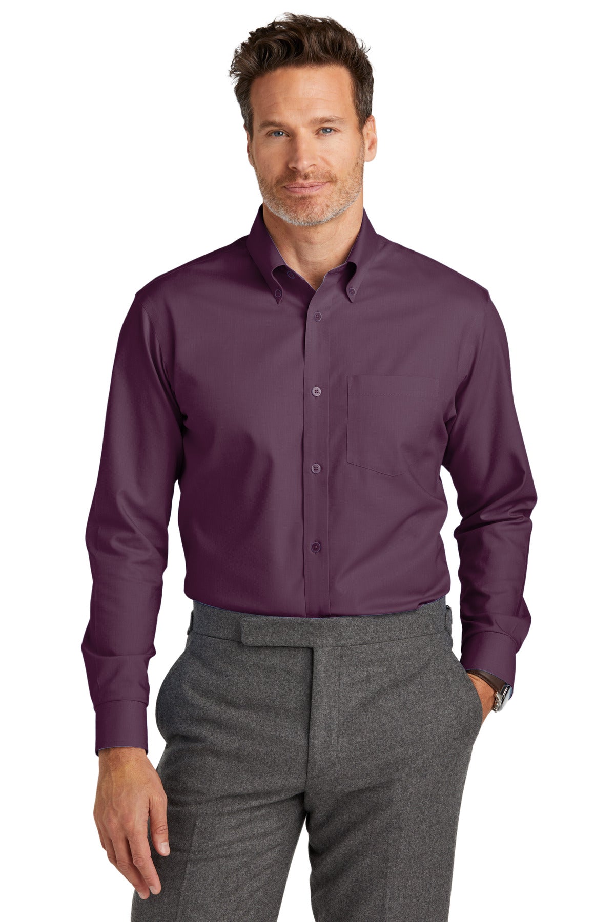 Brooks Brothers ® Wrinkle-Free Stretch Nailhead Shirt BB18002