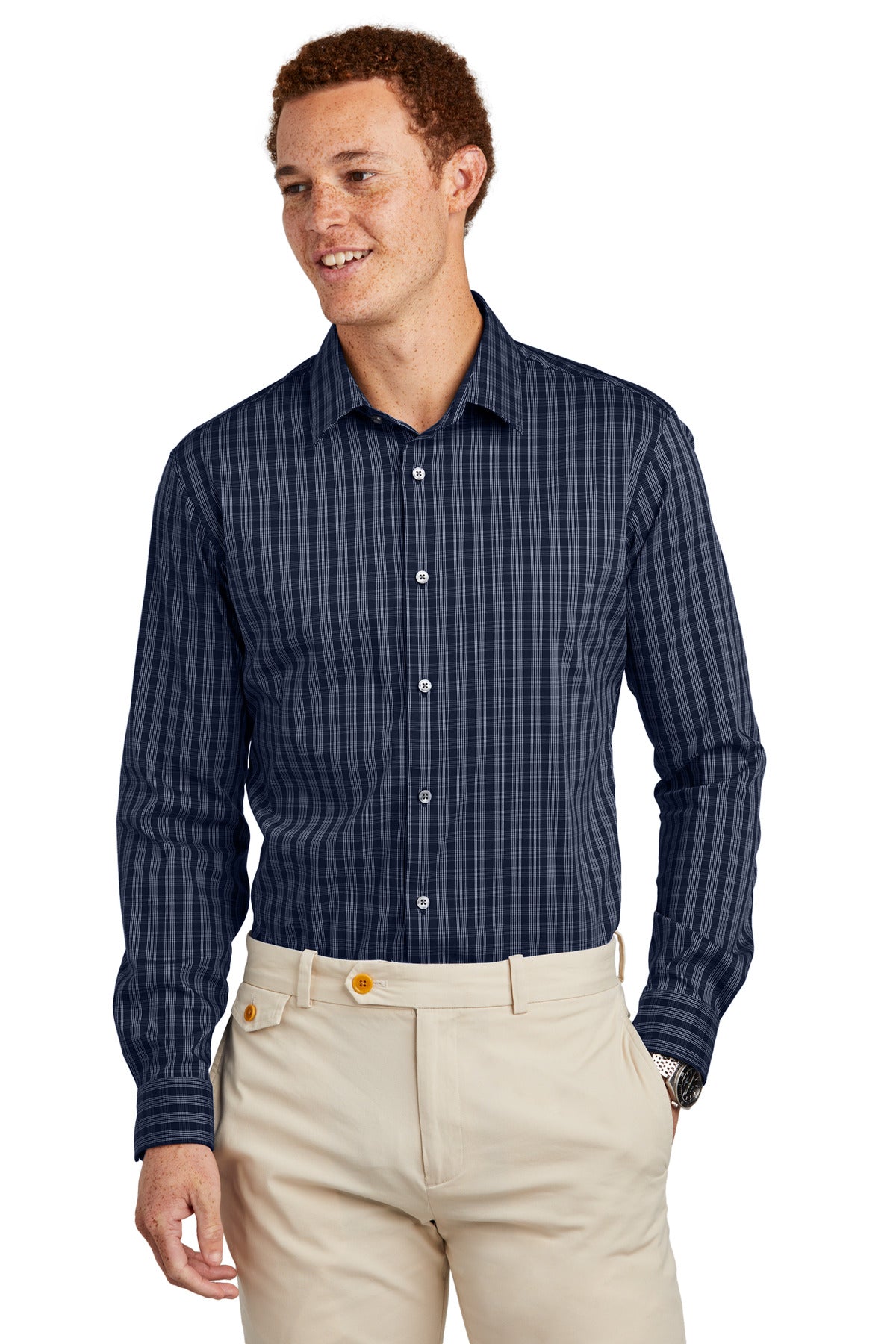 Brooks Brothers ® Tech Stretch Patterned Shirt BB18006