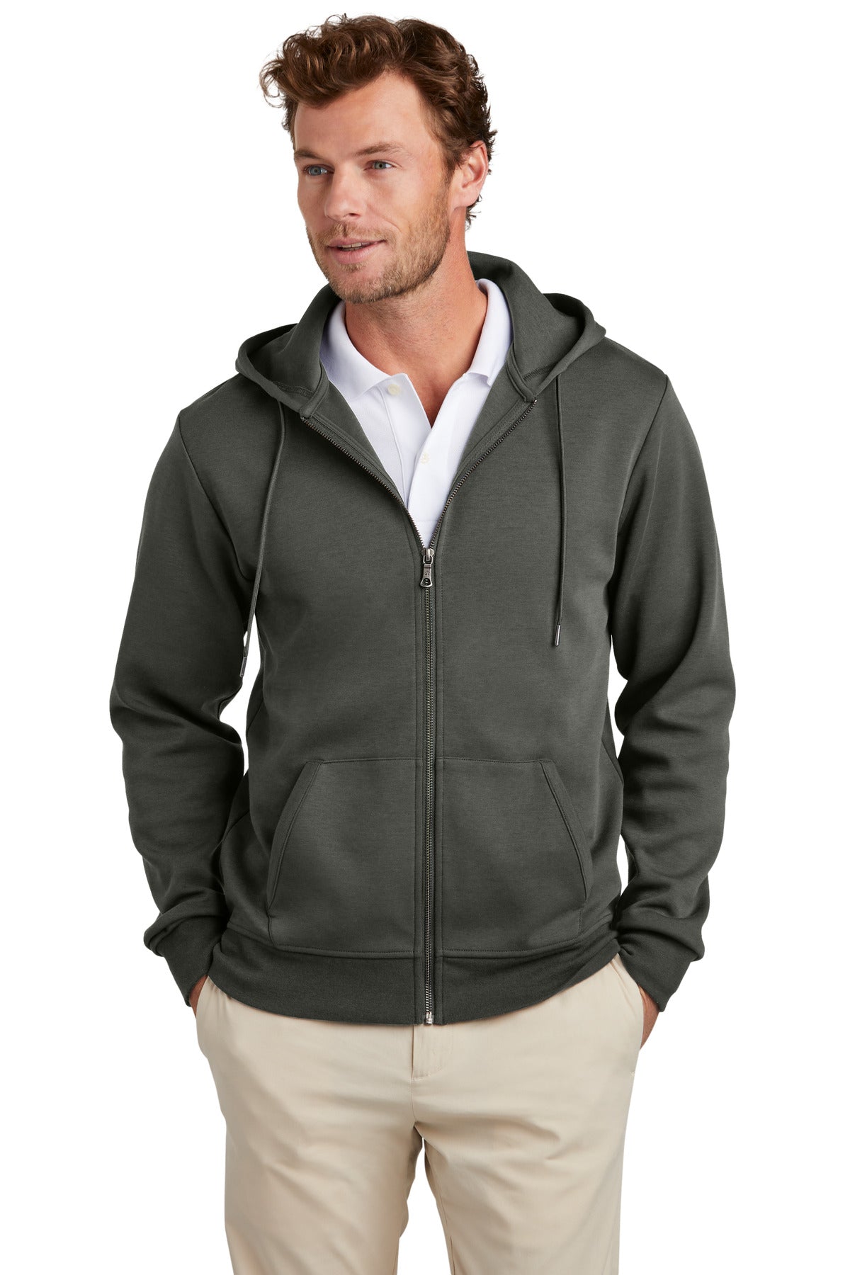 Brooks Brothers ® Double-Knit Full-Zip Hoodie BB18208