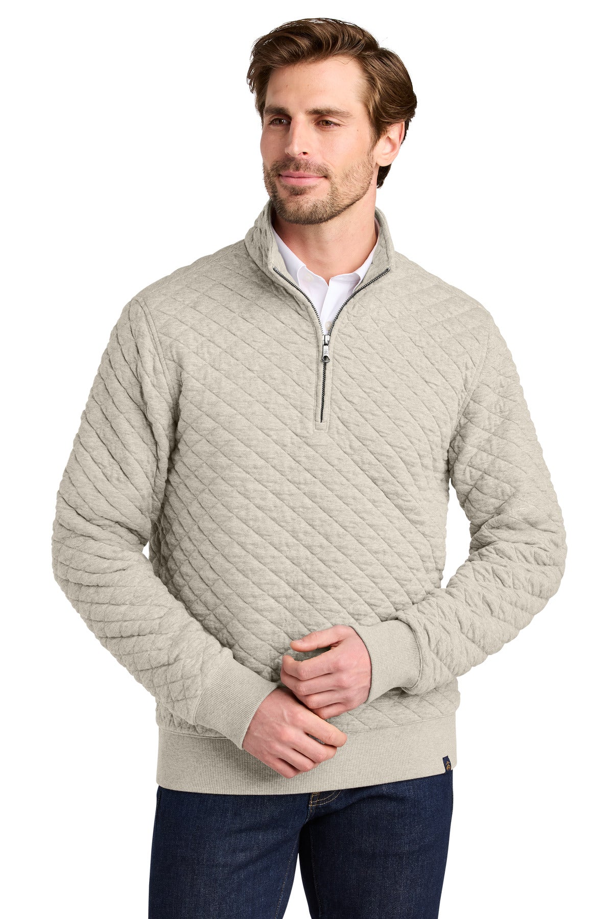 Brooks Brothers ® Diamond Quilt 1/4-Zip BB18212