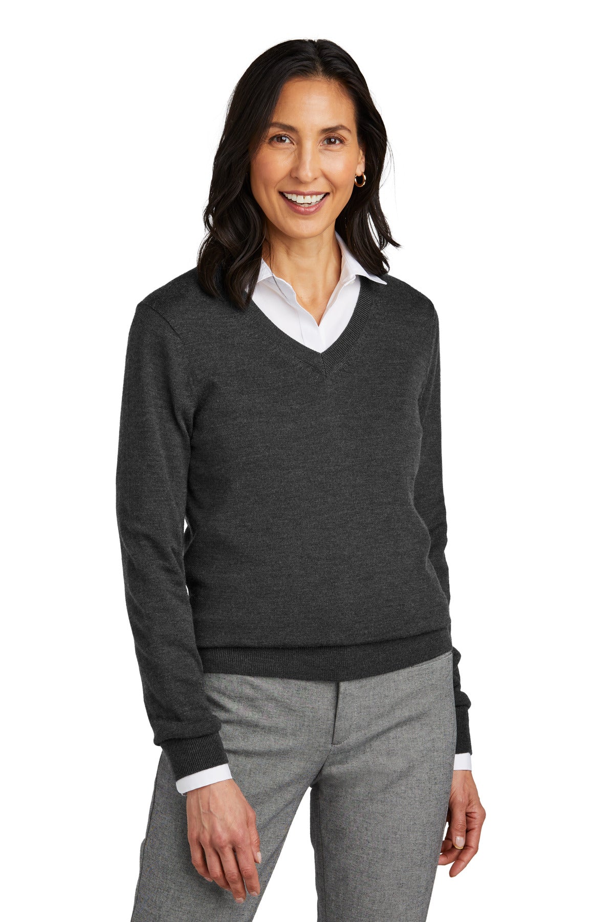 Brooks Brothers ® Women's Washable Merino V-Neck Sweater BB18411