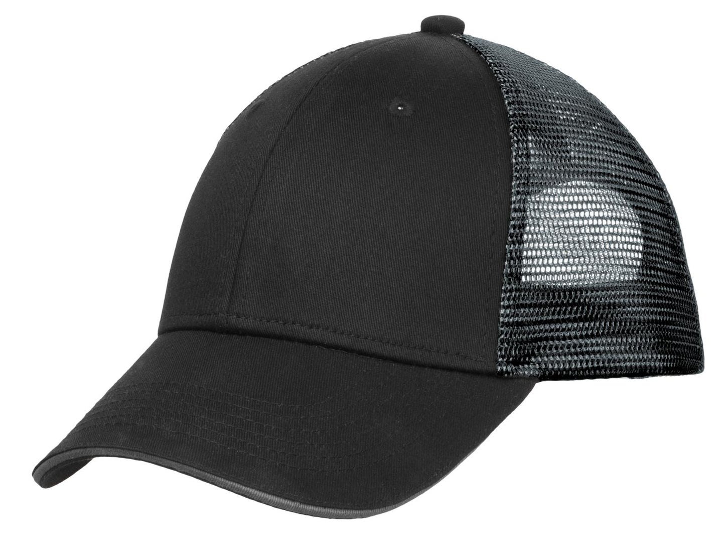Port Authority ® Double Mesh Snapback Sandwich Bill Cap. C818