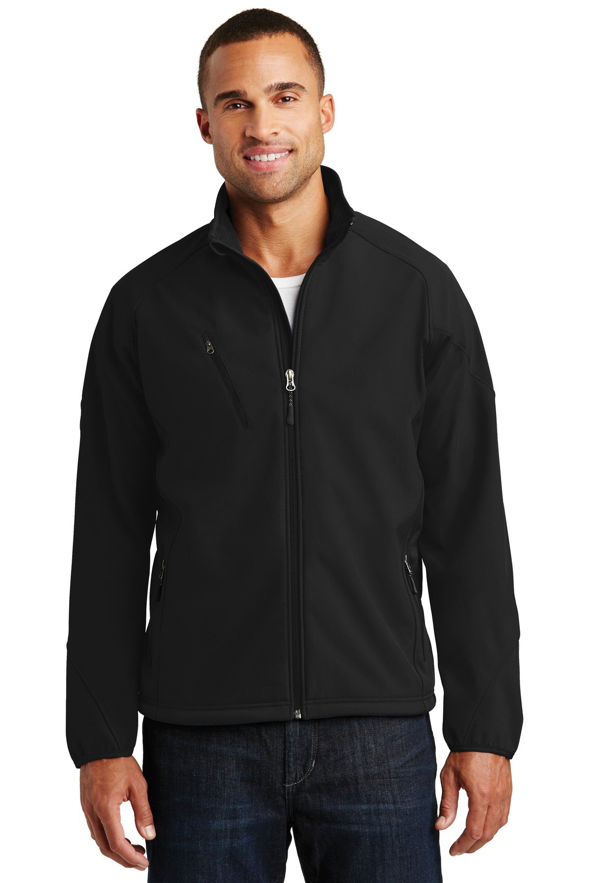 Port Authority ® Textured Soft Shell Jacket. J705