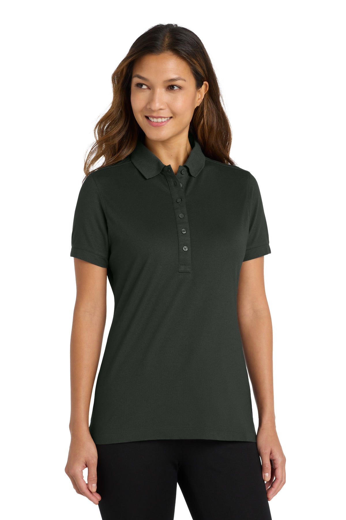 Port Authority ® Women's Stretch Pique Polo. L555