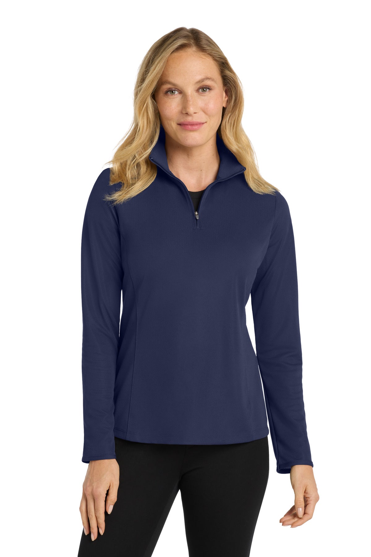 Port Authority ® Women's Pinpoint Mesh 1/2-Zip . L806