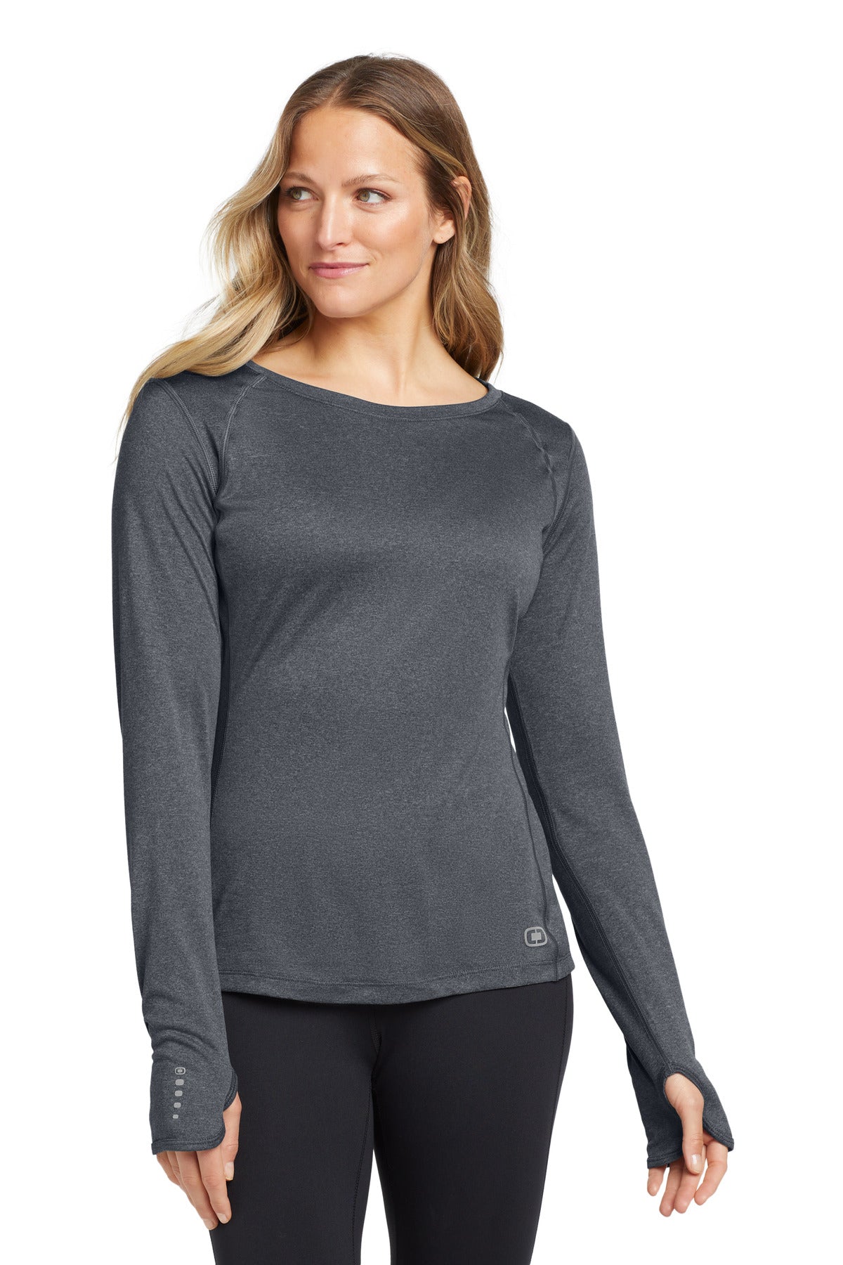 OGIO ® Women's Long Sleeve Pulse Crew. LOE321