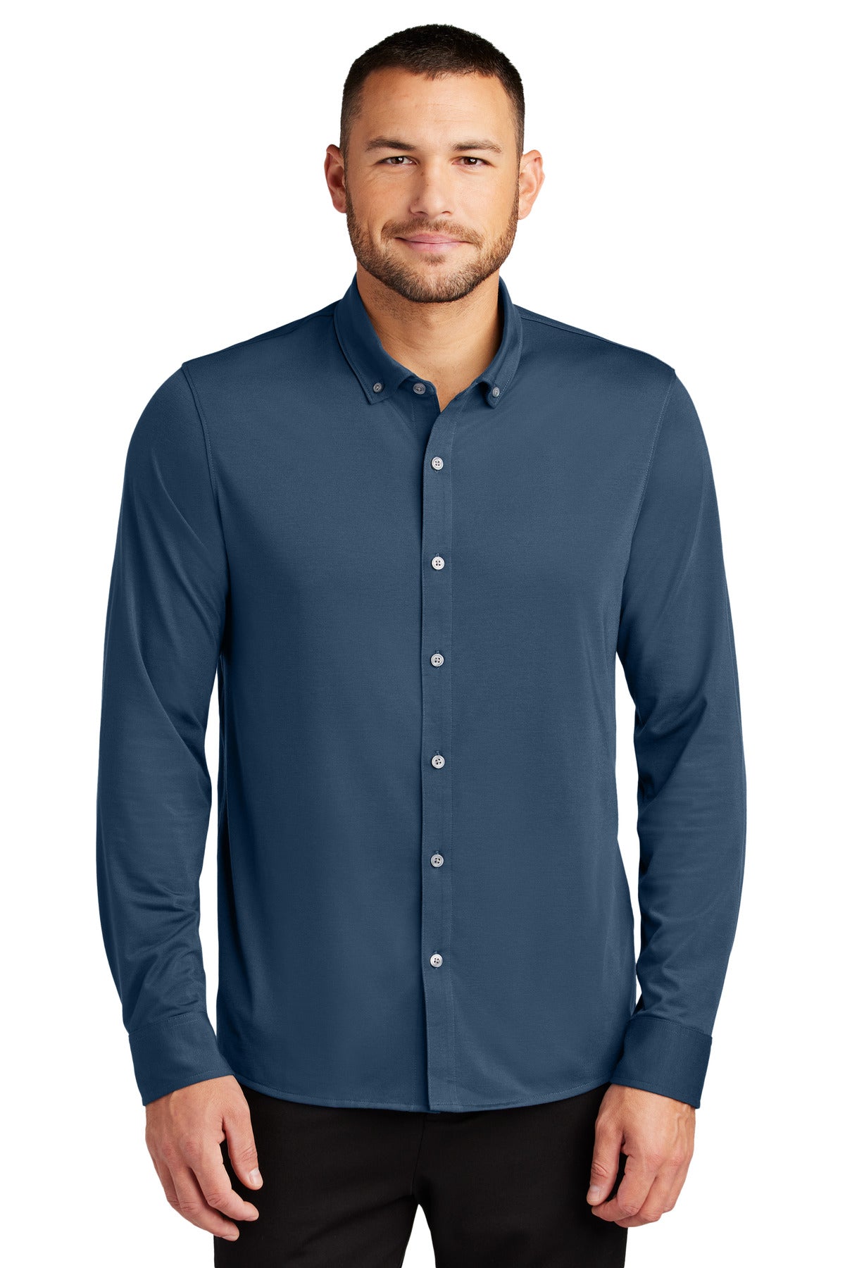 Mercer+Mettle ® Stretch Jersey Long Sleeve Shirt MM1018