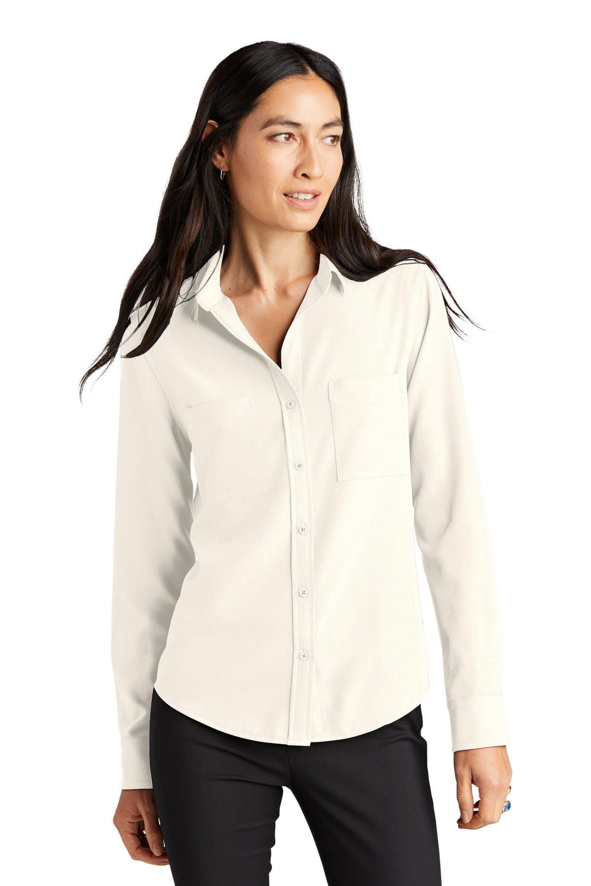 Mercer+Mettle ® Women's Stretch Crepe Long Sleeve Camp MM2013