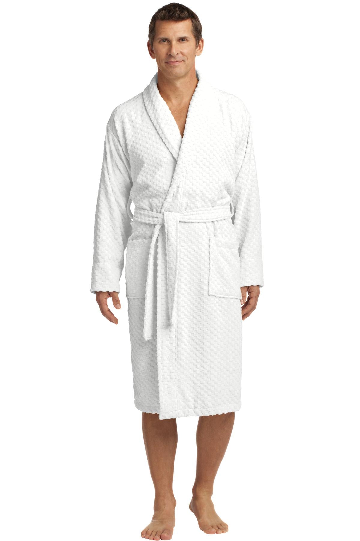 Port Authority ® Checkered Terry Shawl Collar Robe. R103
