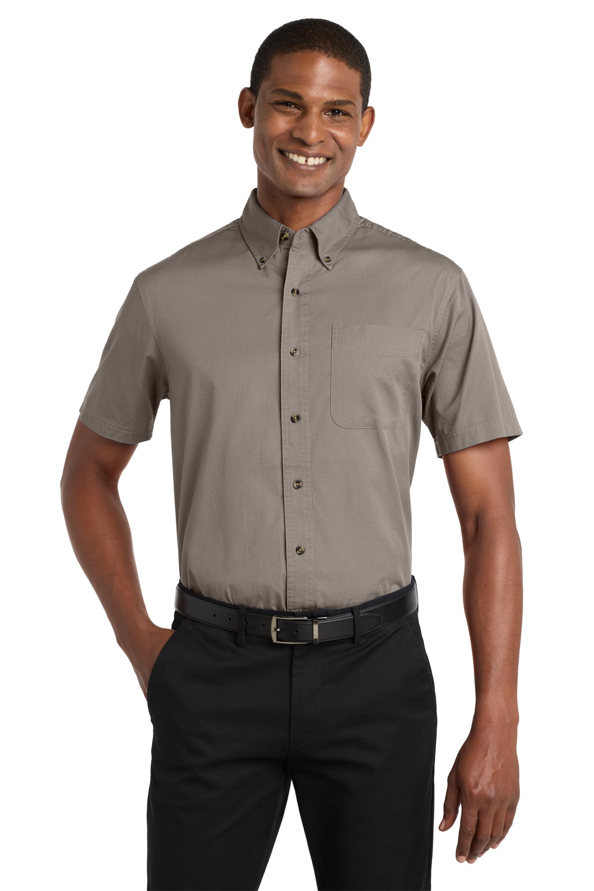 Port Authority ® Short Sleeve Twill Shirt. S500T