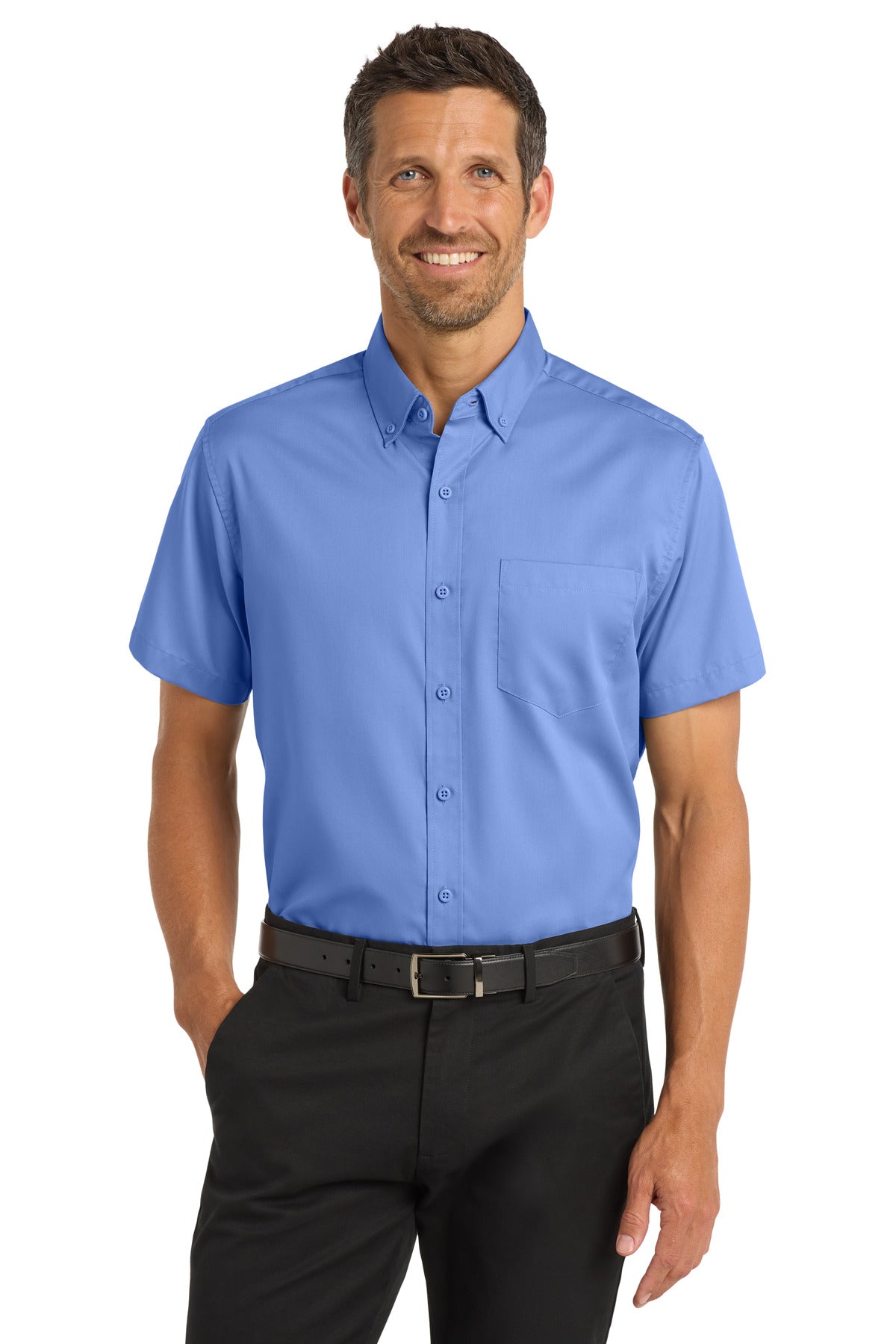 Port Authority ® Short Sleeve SuperPro ™ Twill Shirt. S664