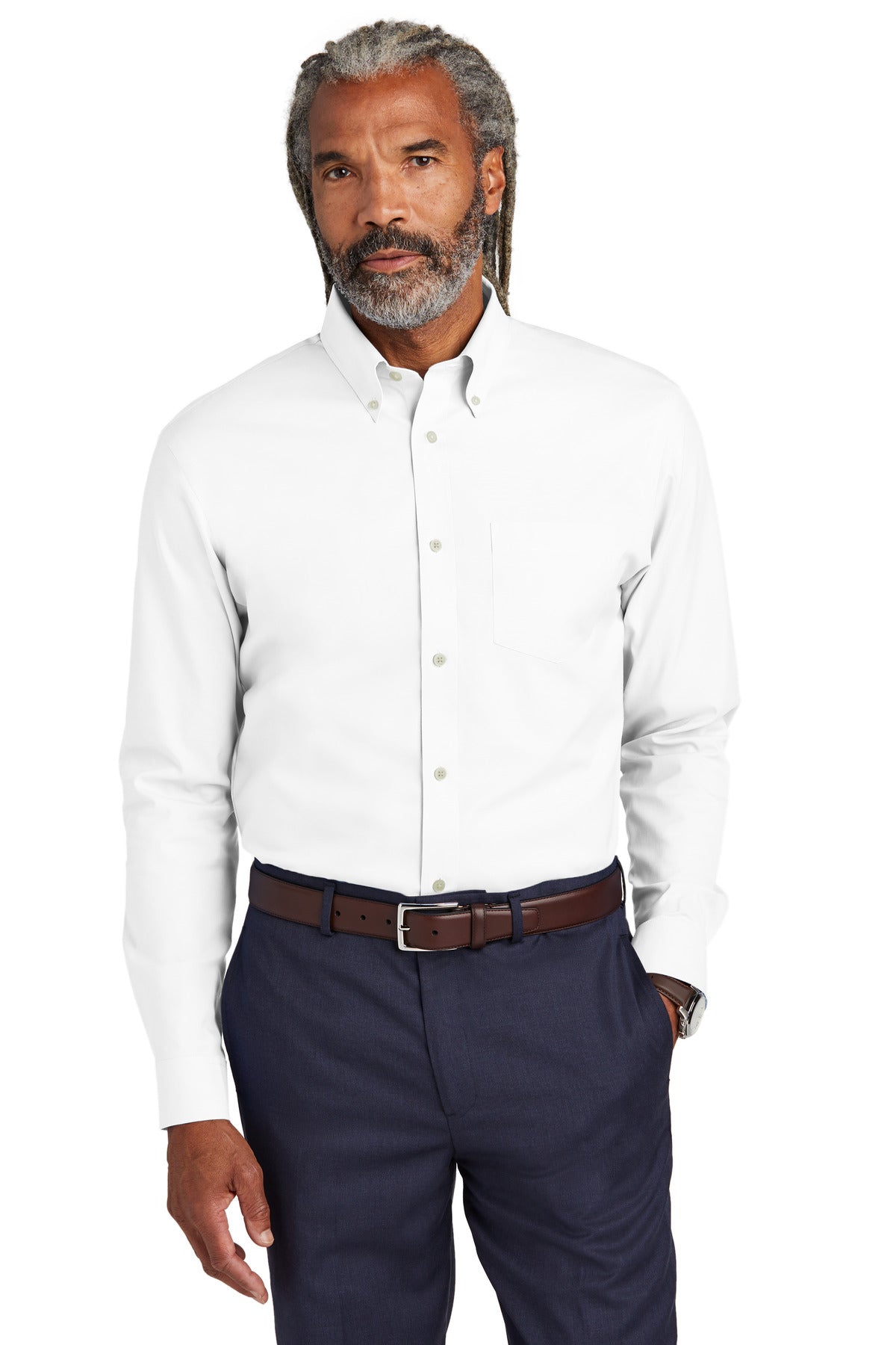 Brooks Brothers ® Tall Wrinkle-Free Stretch Pinpoint Shirt TBB18000
