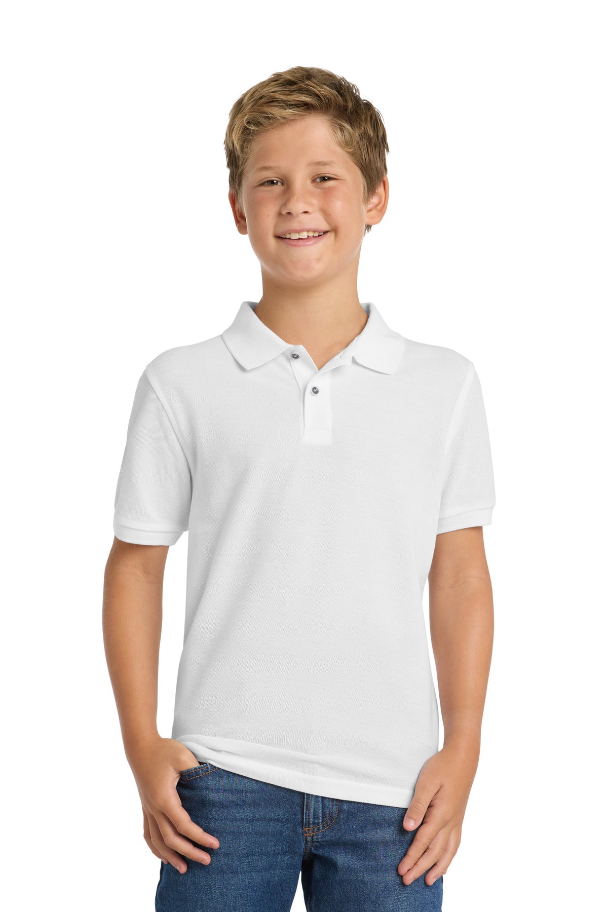 Port Authority ® Youth Silk Touch™ Polo. Y500