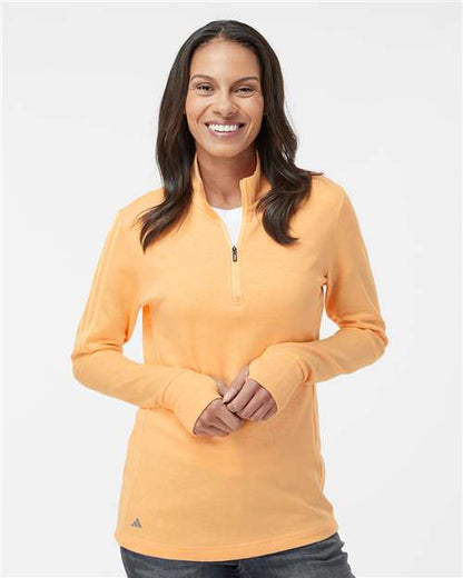 Women's 3-Stripe Quarter-Zip Sweater Pullover