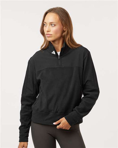 Adidas Women's Fleece Quarter-Zip Pullover