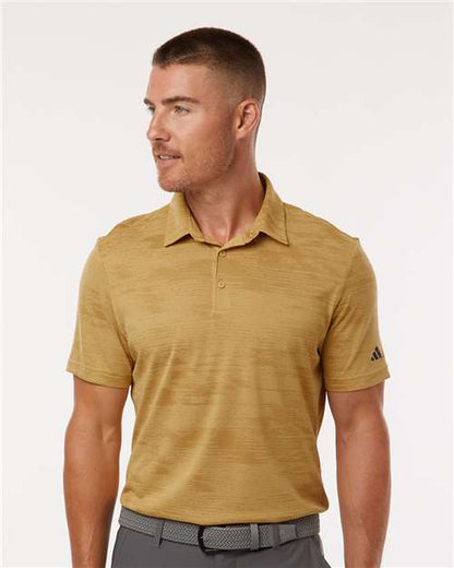 Adidas Men's Ultimate365 Textured Stripe Polo