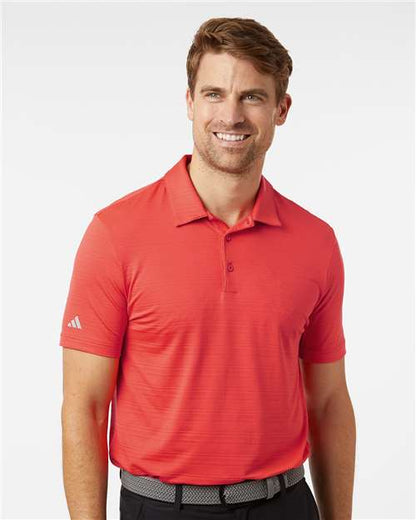 Adidas Men's Textured Stripe Polo