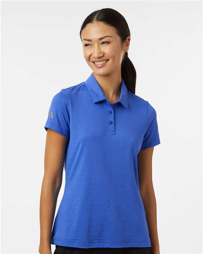 Adidas Women's Textured Stripe Polo