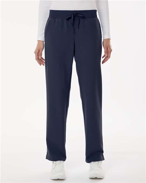 Jaanuu Women's Xenos Essential Knit-Waist Scrub Pants