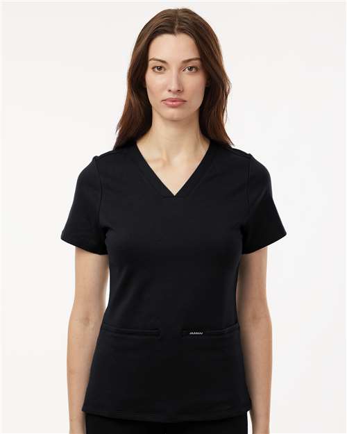 Jaanuu Women's Cesi Ultrasoft Scrub V-Neck Top