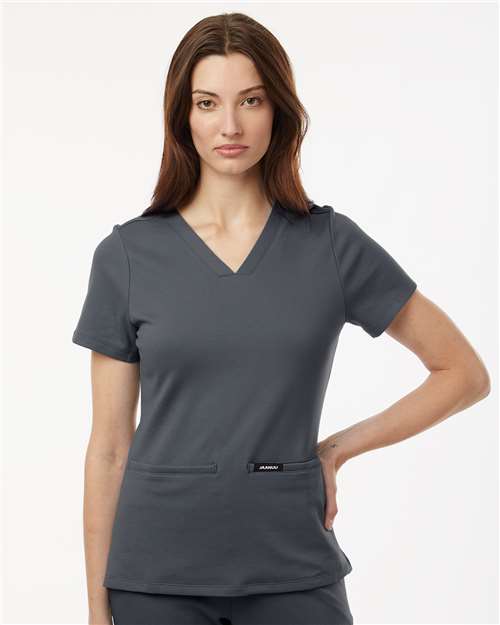Jaanuu Women's Cesi Ultrasoft Scrub V-Neck Top