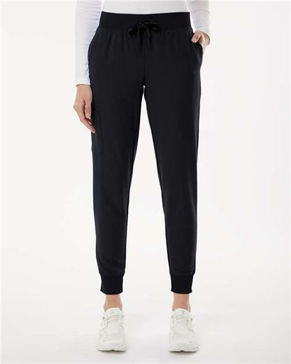 Women's Petite Sizes Silex Knit-Waist Scrub Joggers