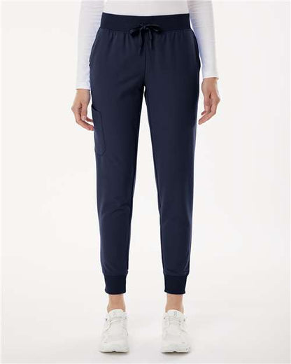 Women's Petite Sizes Silex Knit-Waist Scrub Joggers