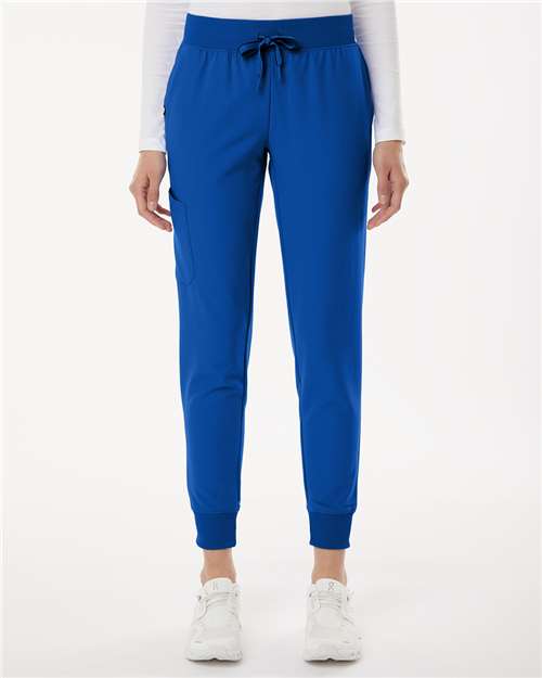 Women's Petite Sizes Silex Knit-Waist Scrub Joggers