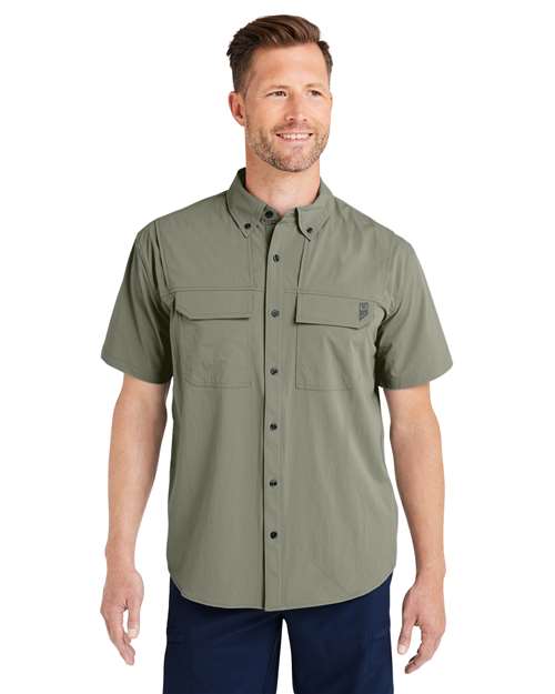 HUK Men's Creekbed Short Sleeve Shirt