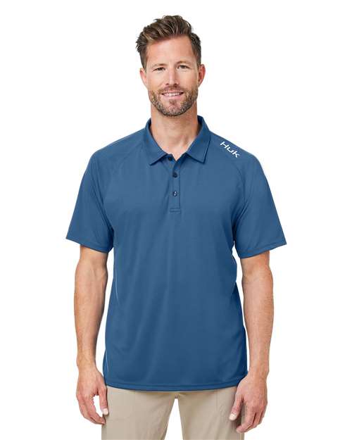 HUK Men's LoPro Solid Performance Polo
