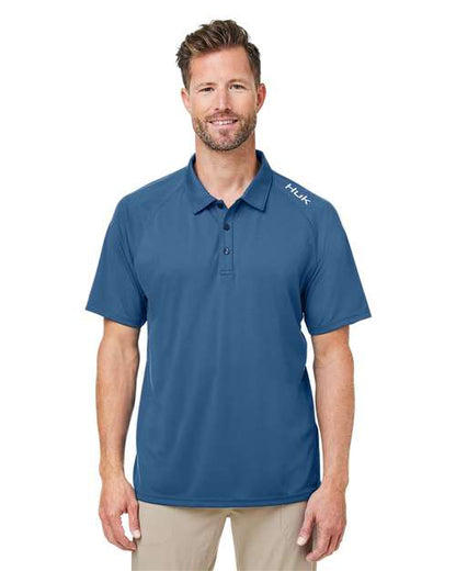 HUK Men's LoPro Solid Performance Polo