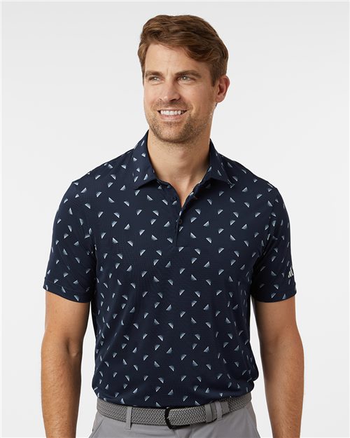 Adidas Men's Ultimate365 Mesh Print Polo