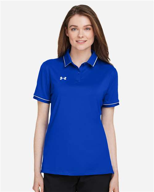 Under Armour Women's Tipped Teams Performance Polo