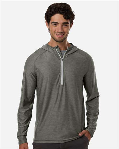 HUK Men's Atoll Half-Zip Hooded Pullover