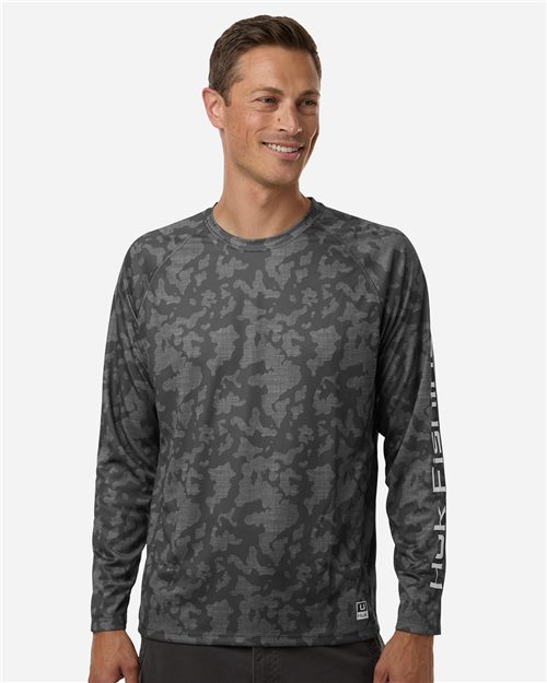 HUK Men's Lopro Running Lakes Long Sleeve T-Shirt