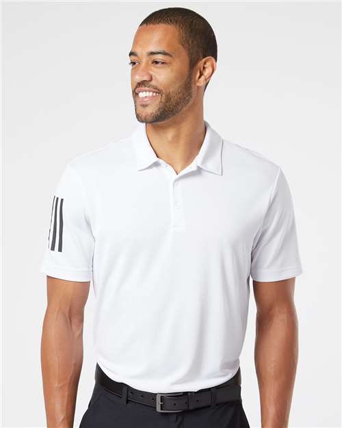 Adidas Men's Floating 3-Stripes Polo